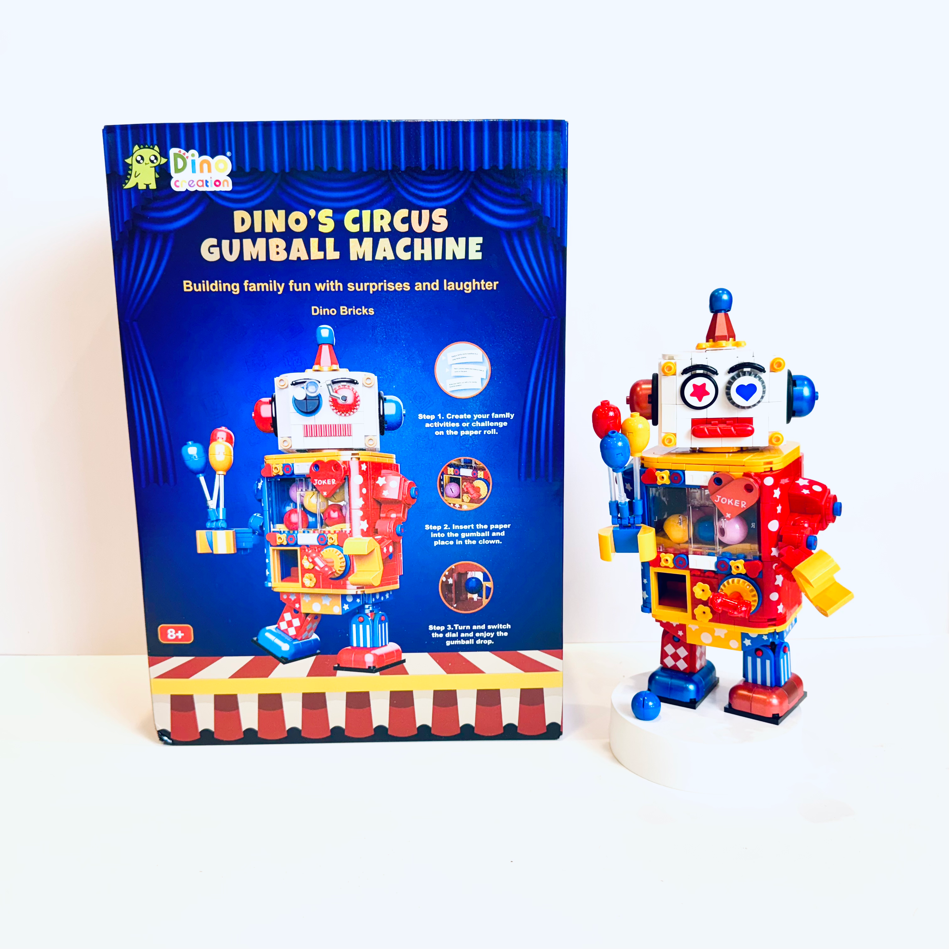 Dino's Circus Gumball Machine