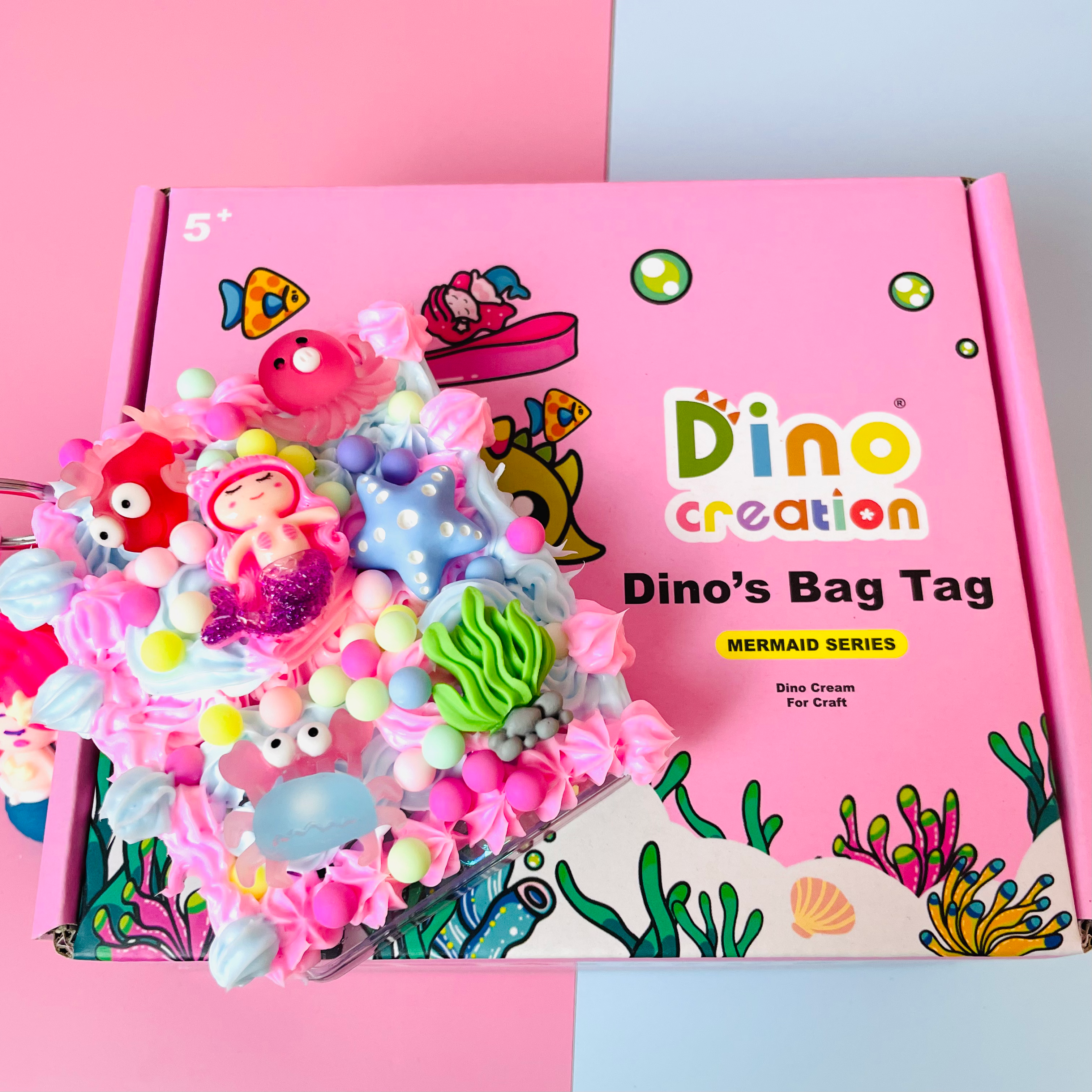 Dino’s Bag Tag - MERMAID Series