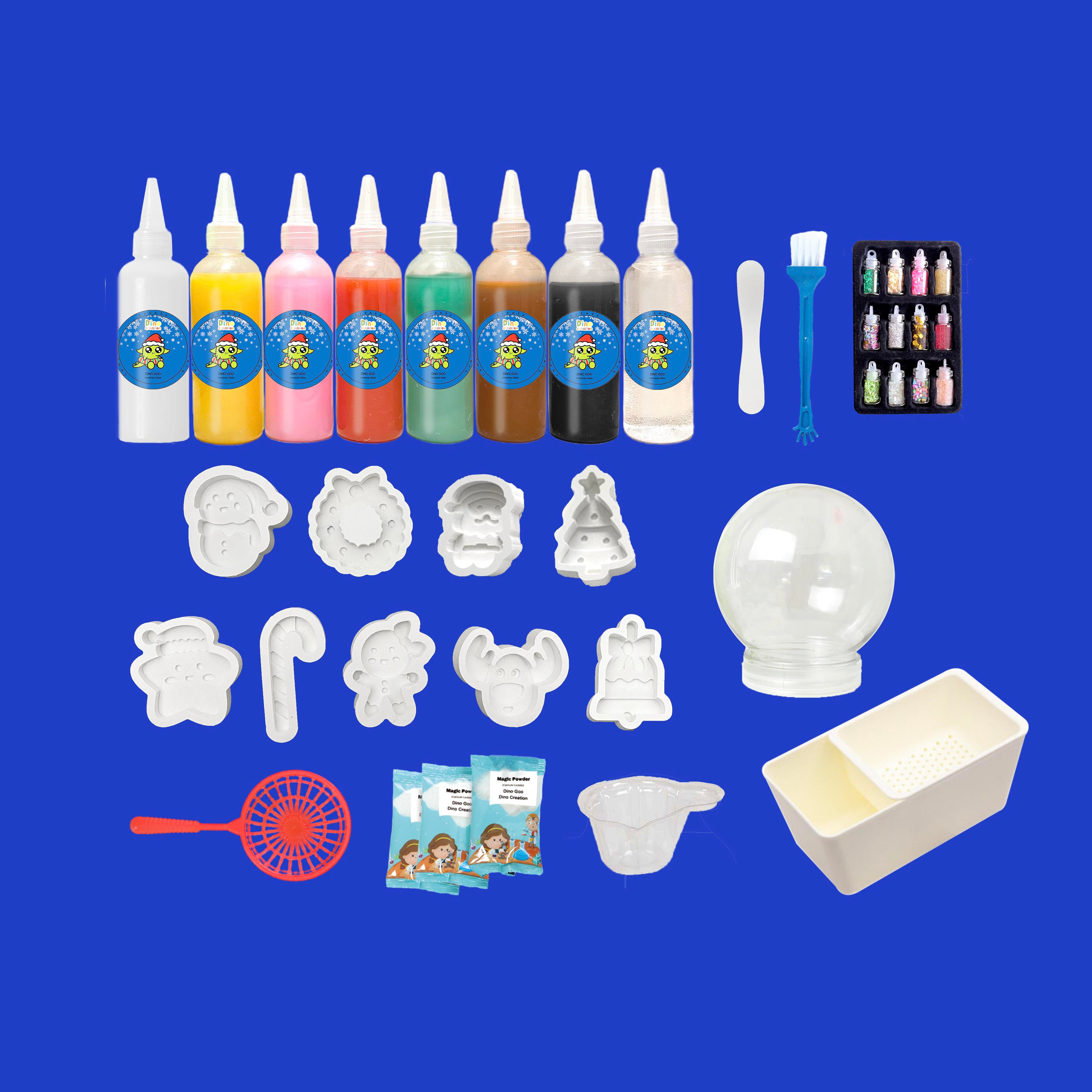 Party Bundle Silver Pack Dino's Christmas Globe