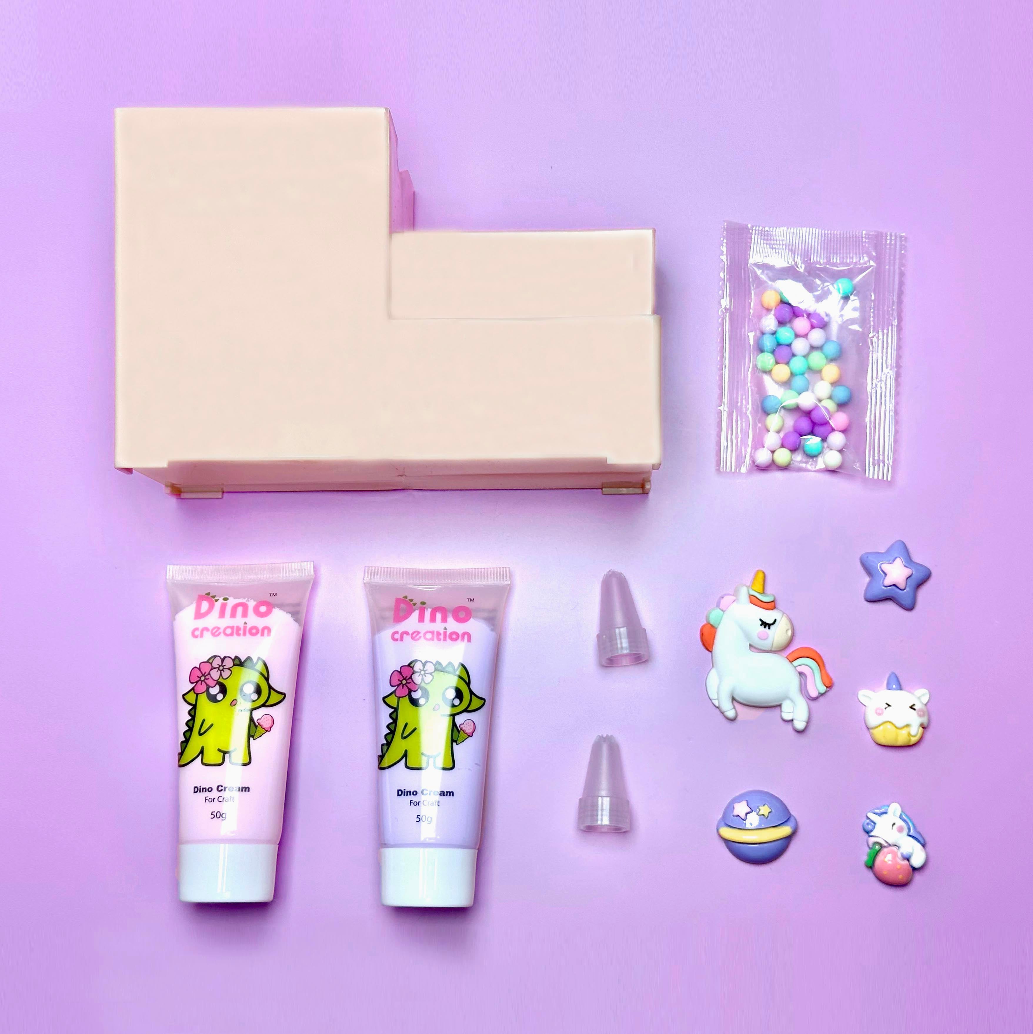 Dino's Unicorn DIY Stationery Holder Kit