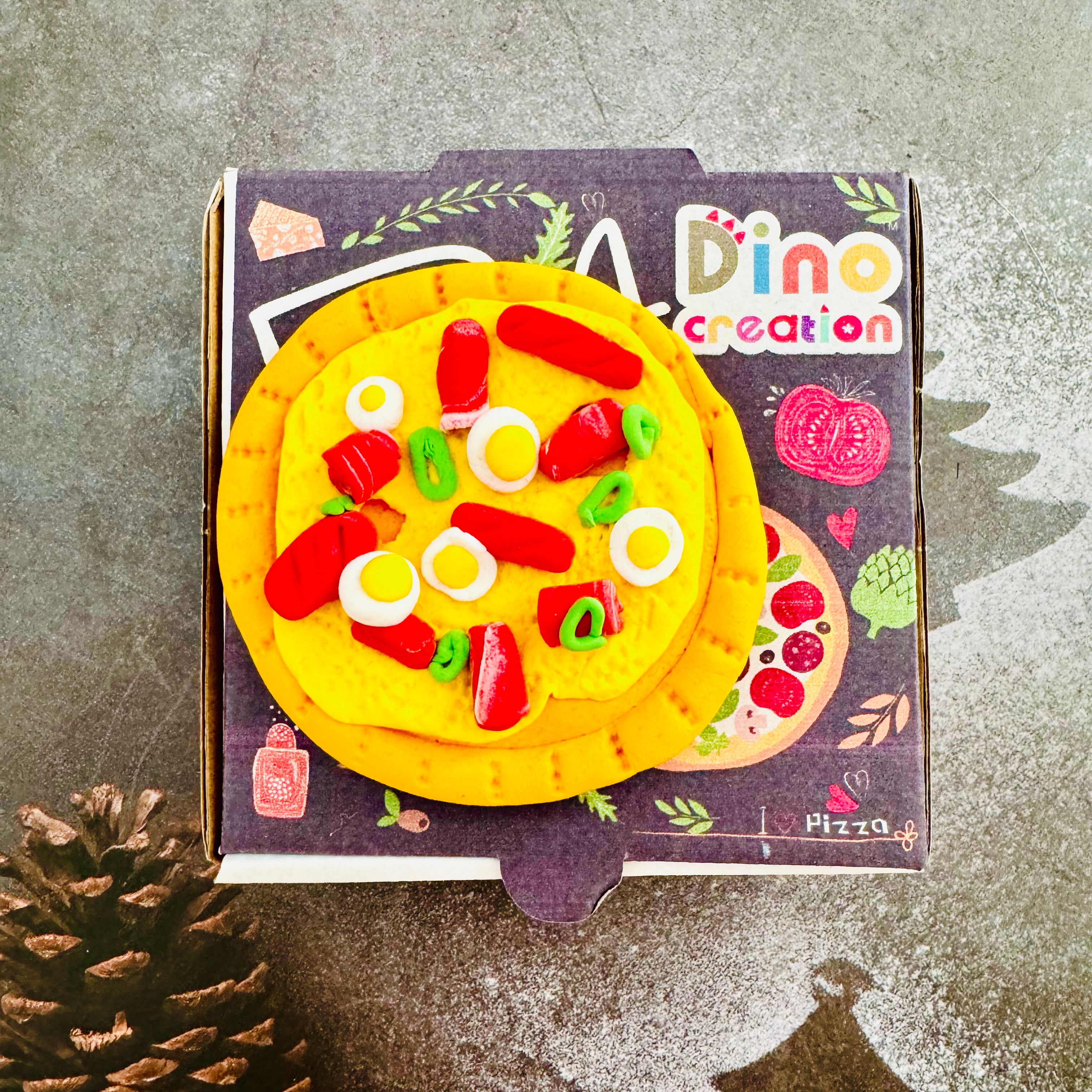 Value Bundle: 5-Pack of Dino Clay - Dino’s Pizza