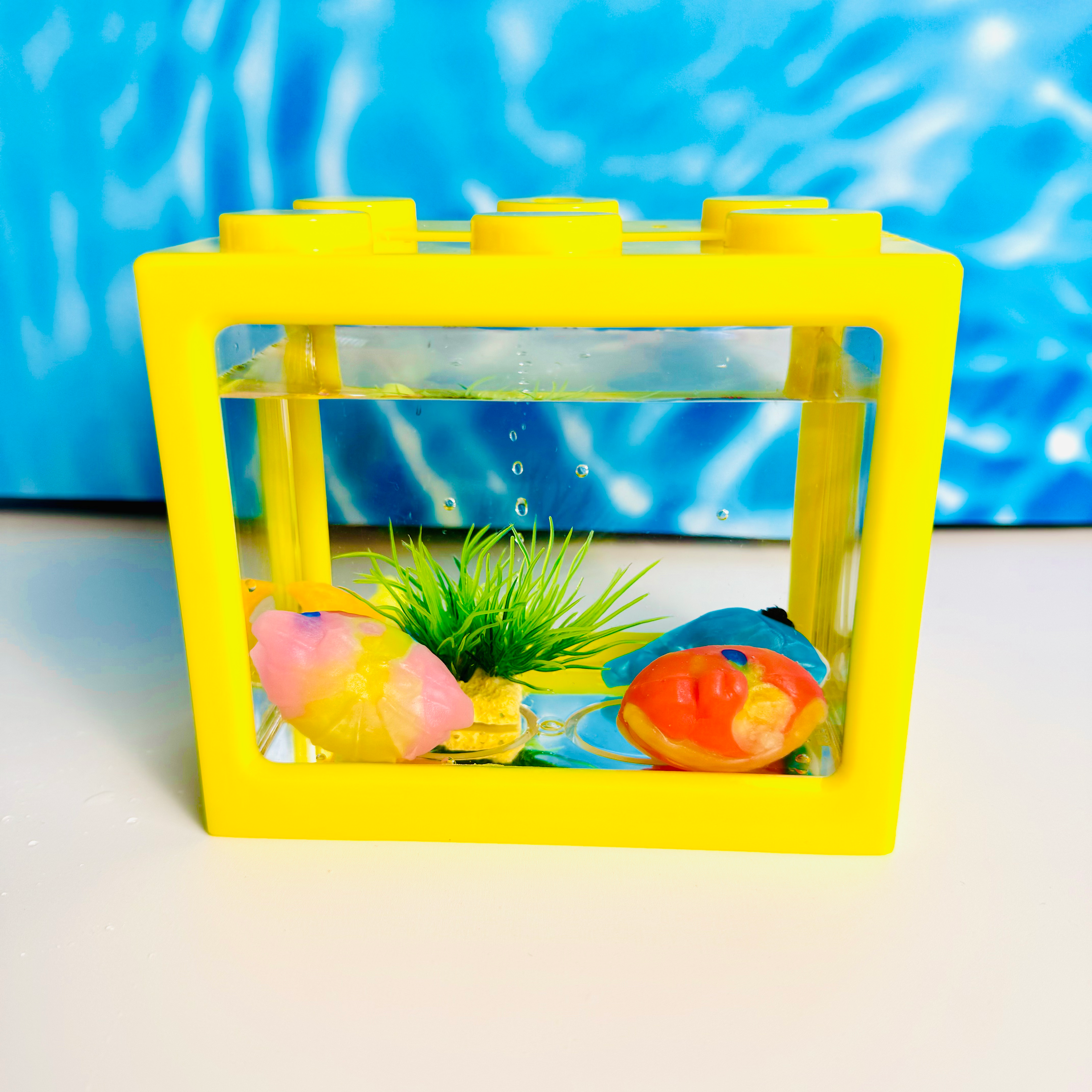 Block Fish Tank for Dino Goo Display