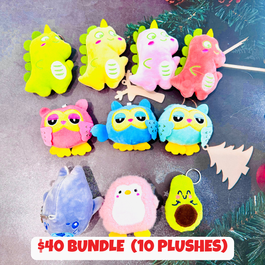 $40 Gift Bundle (10 Plushies)