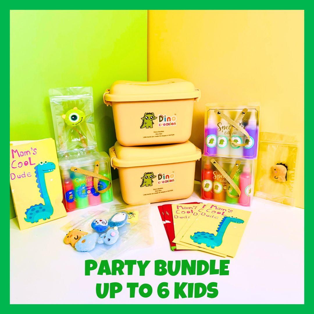 Party Bundle Starter - Dinosaur Theme for up to 6 kids