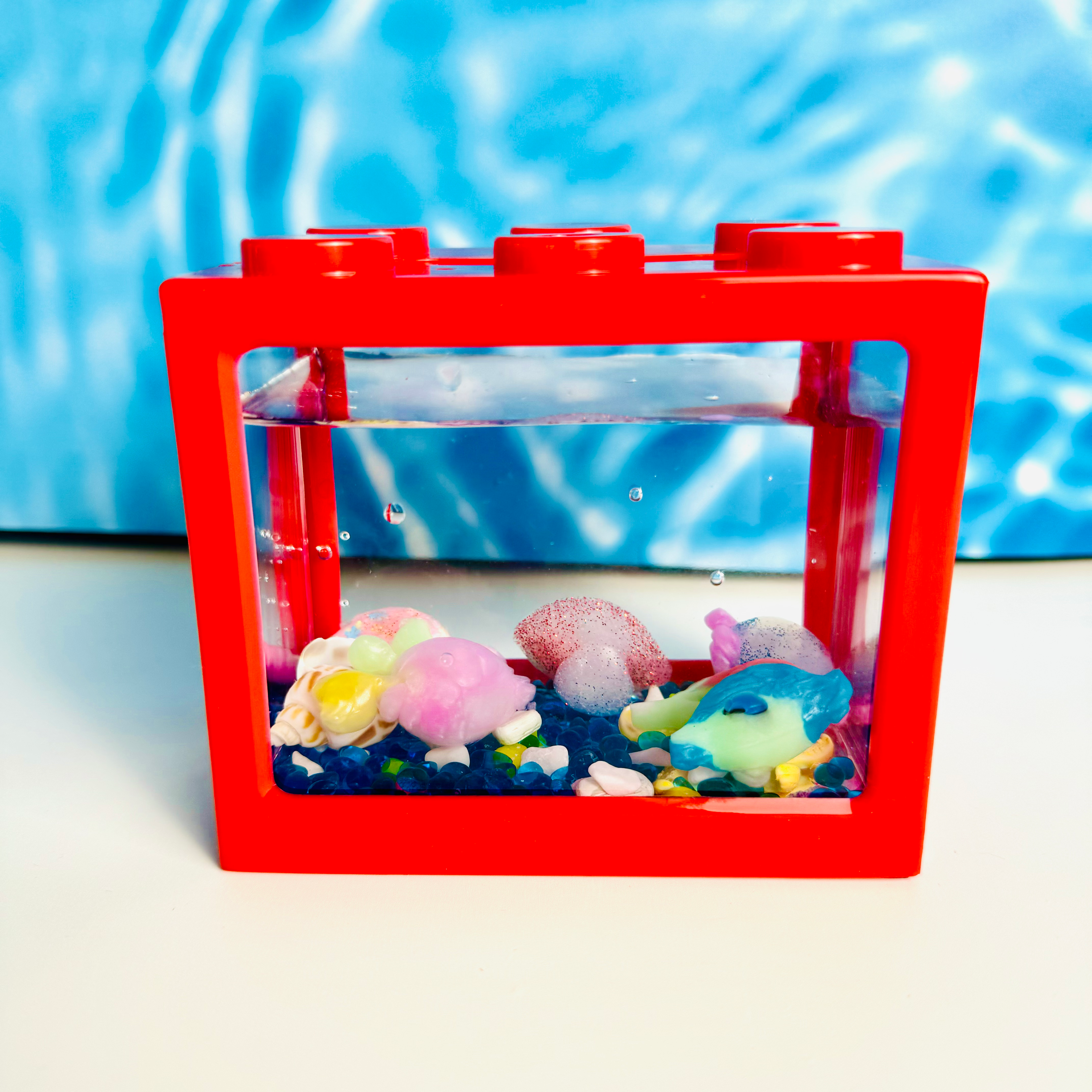 Block Fish Tank for Dino Goo Display