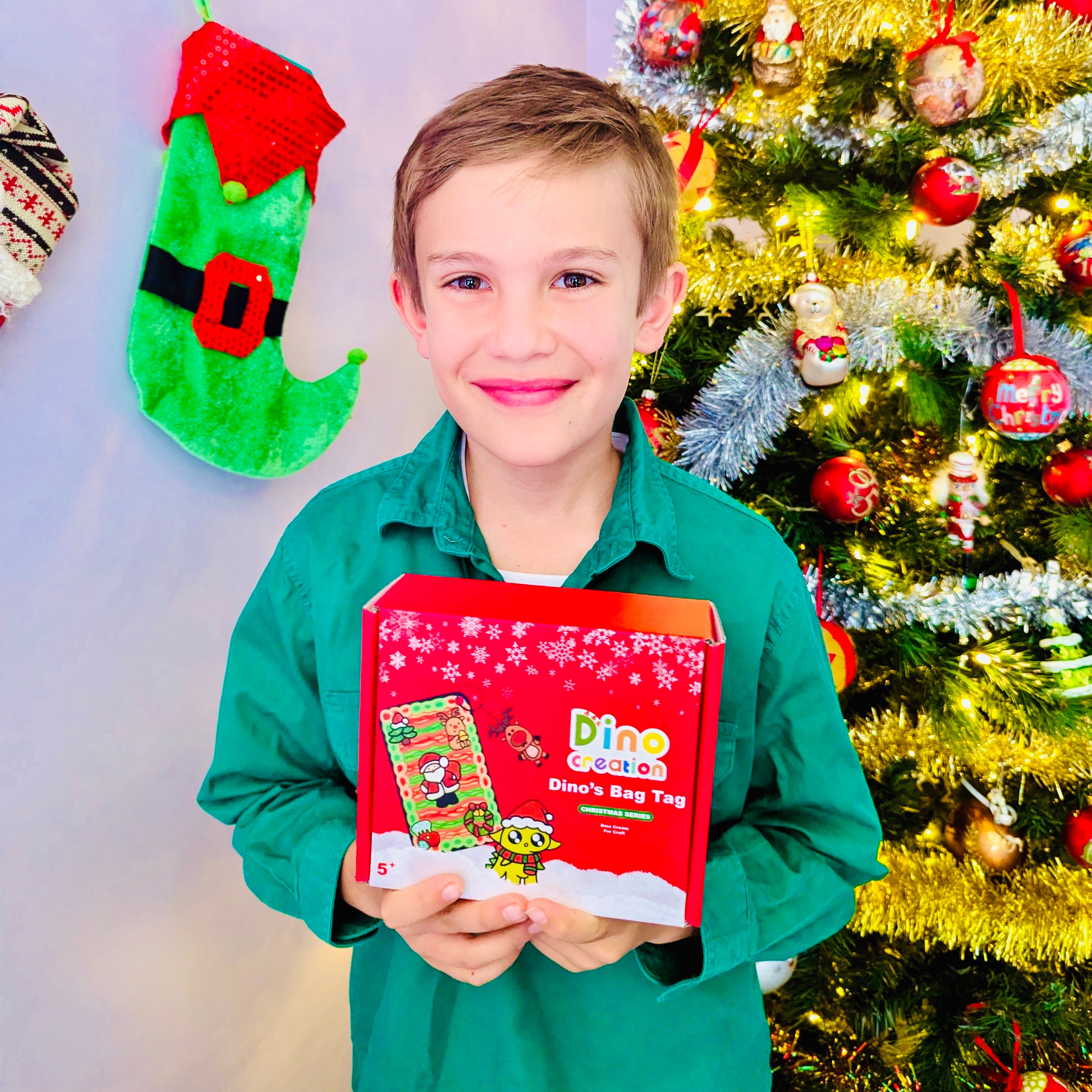 Christmas Party Bundle - Dino’s Bag Tag for 5 people