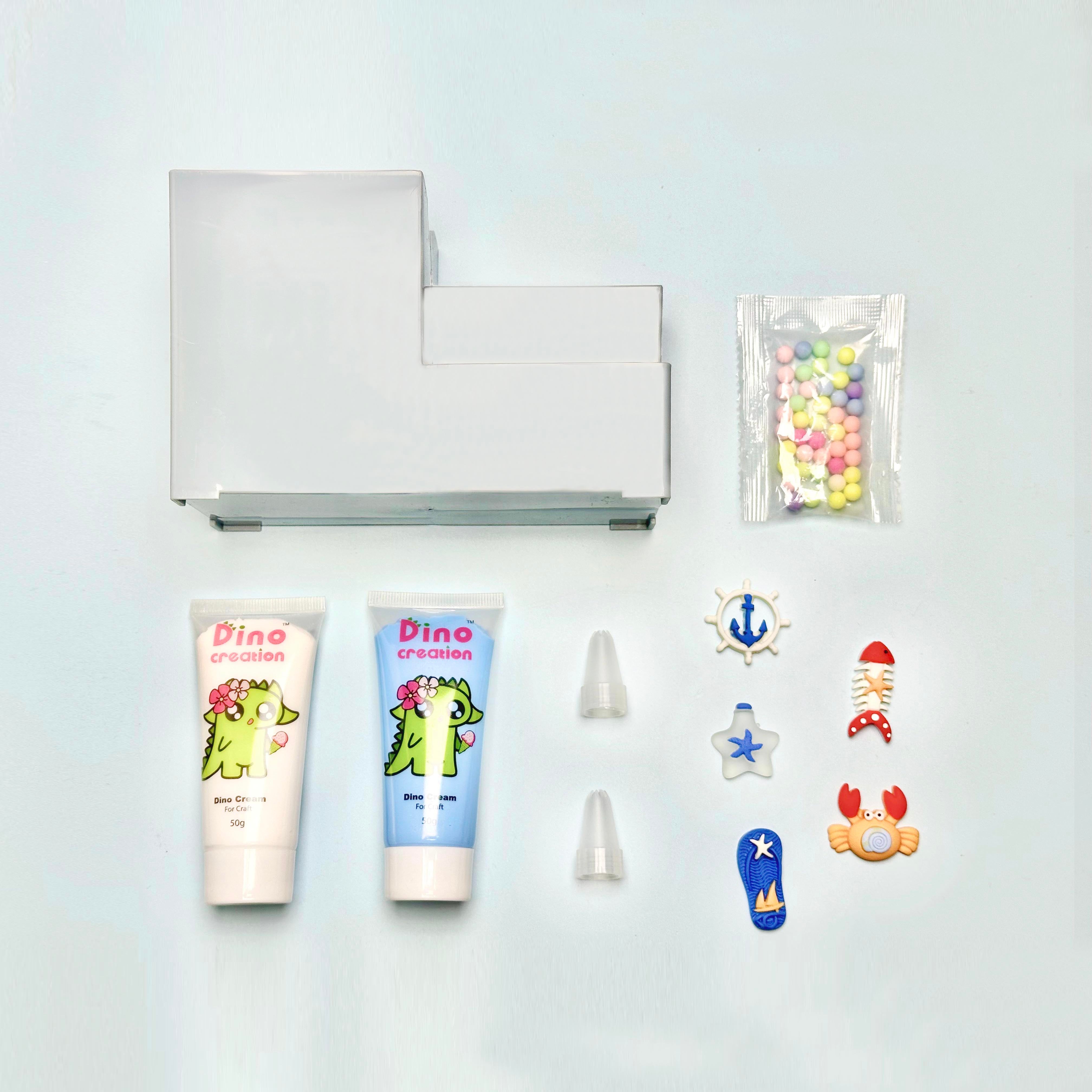 Dino's Beach DIY Stationery Holder Kit
