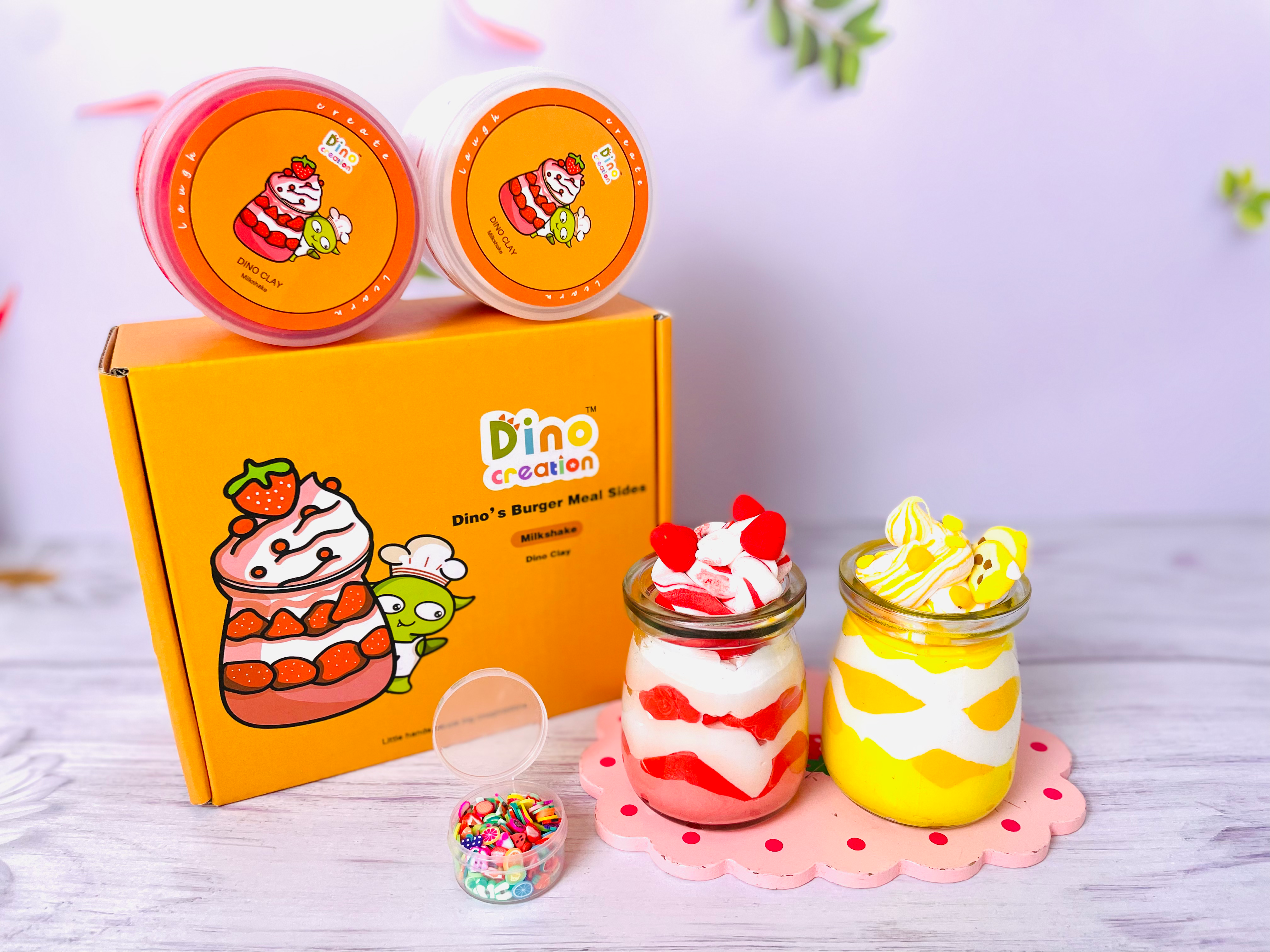 DINO CLAY - Dino’s Burger Meal Sides: Milkshake