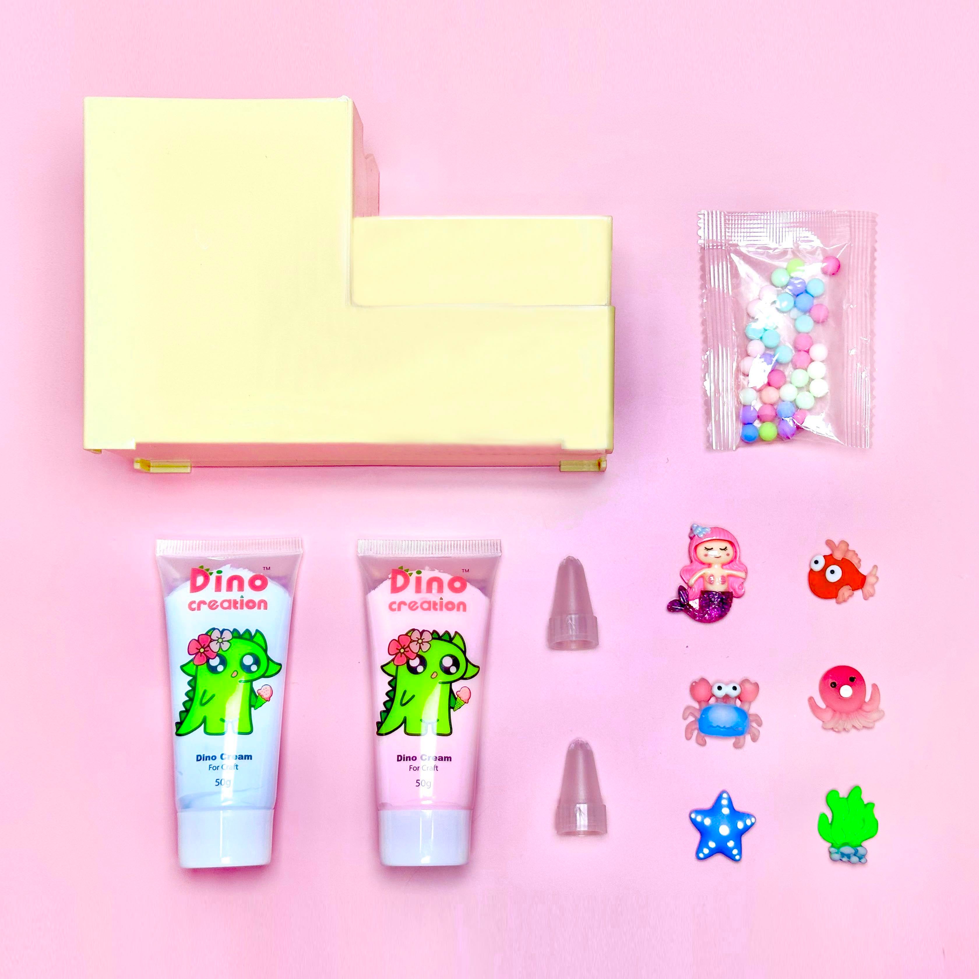 Dino's Mermaid DIY Stationery Holder Kit