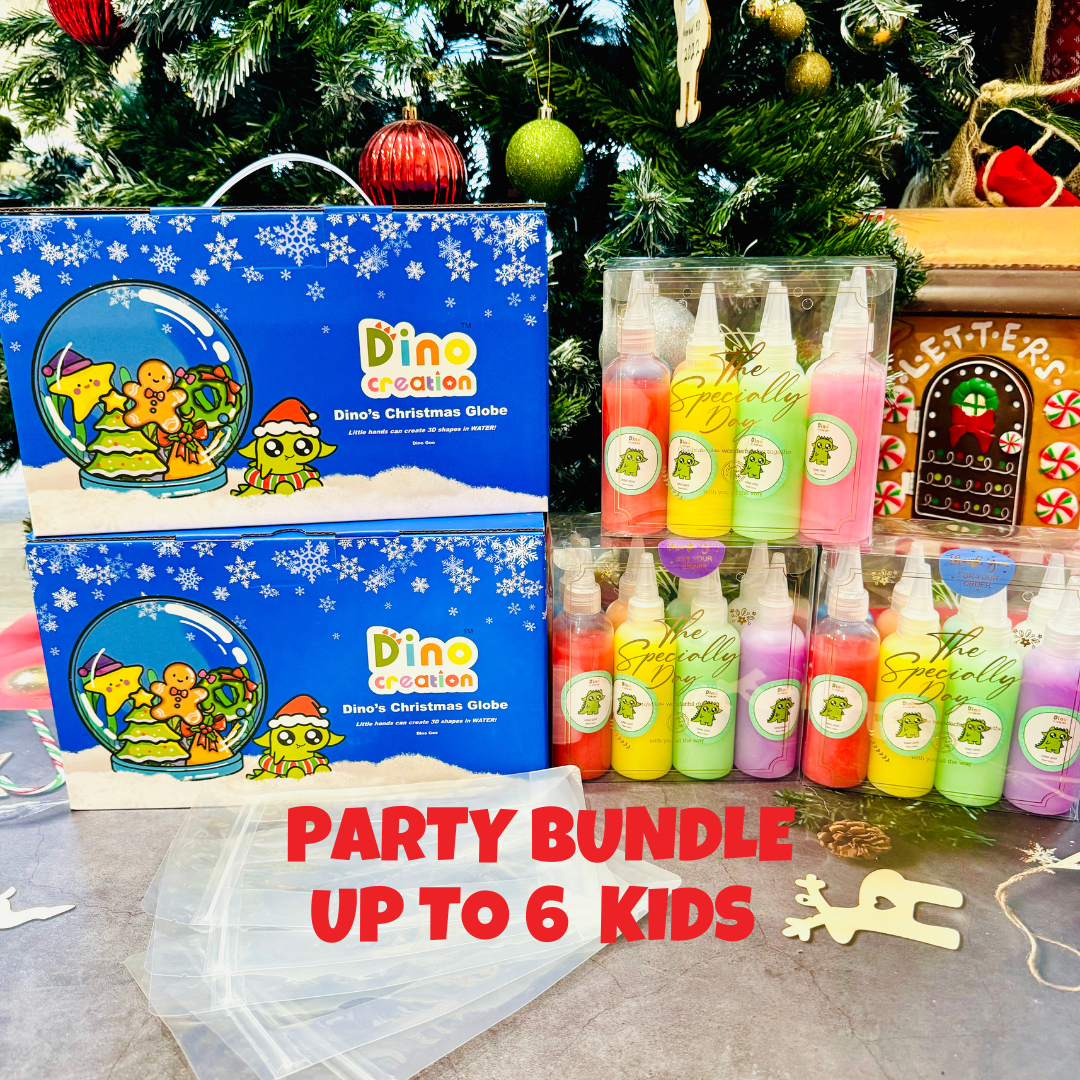 Party Bundle Starter Pack Dino's Christmas Globe
