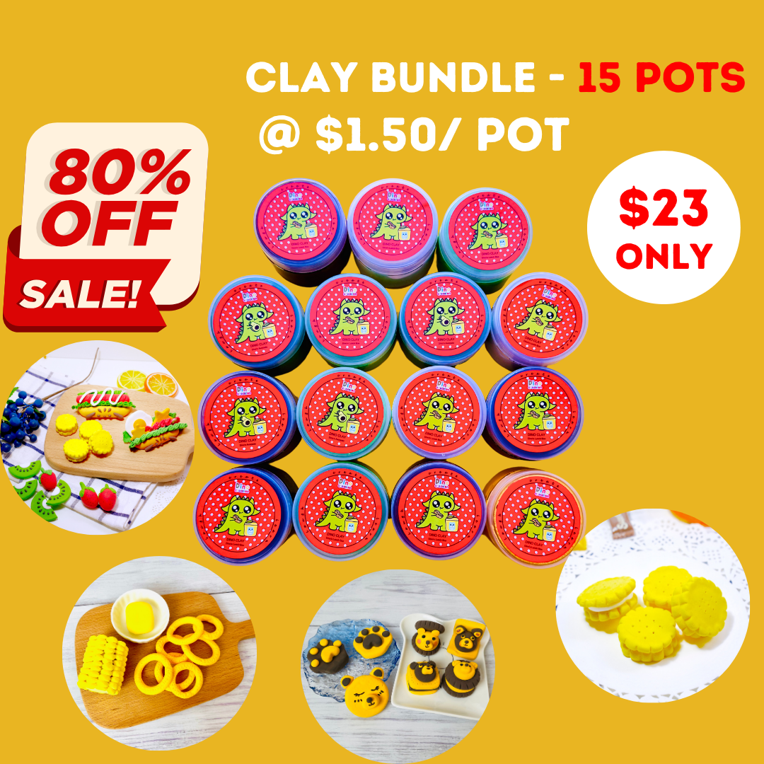 Clay Bundle - 15 Clay Pots (45g each)