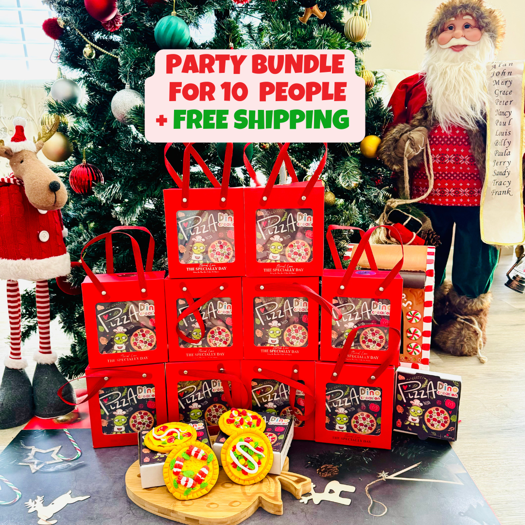 Party Bundle - Dino’s Pizza - Pack of 10 *Free Shipping*