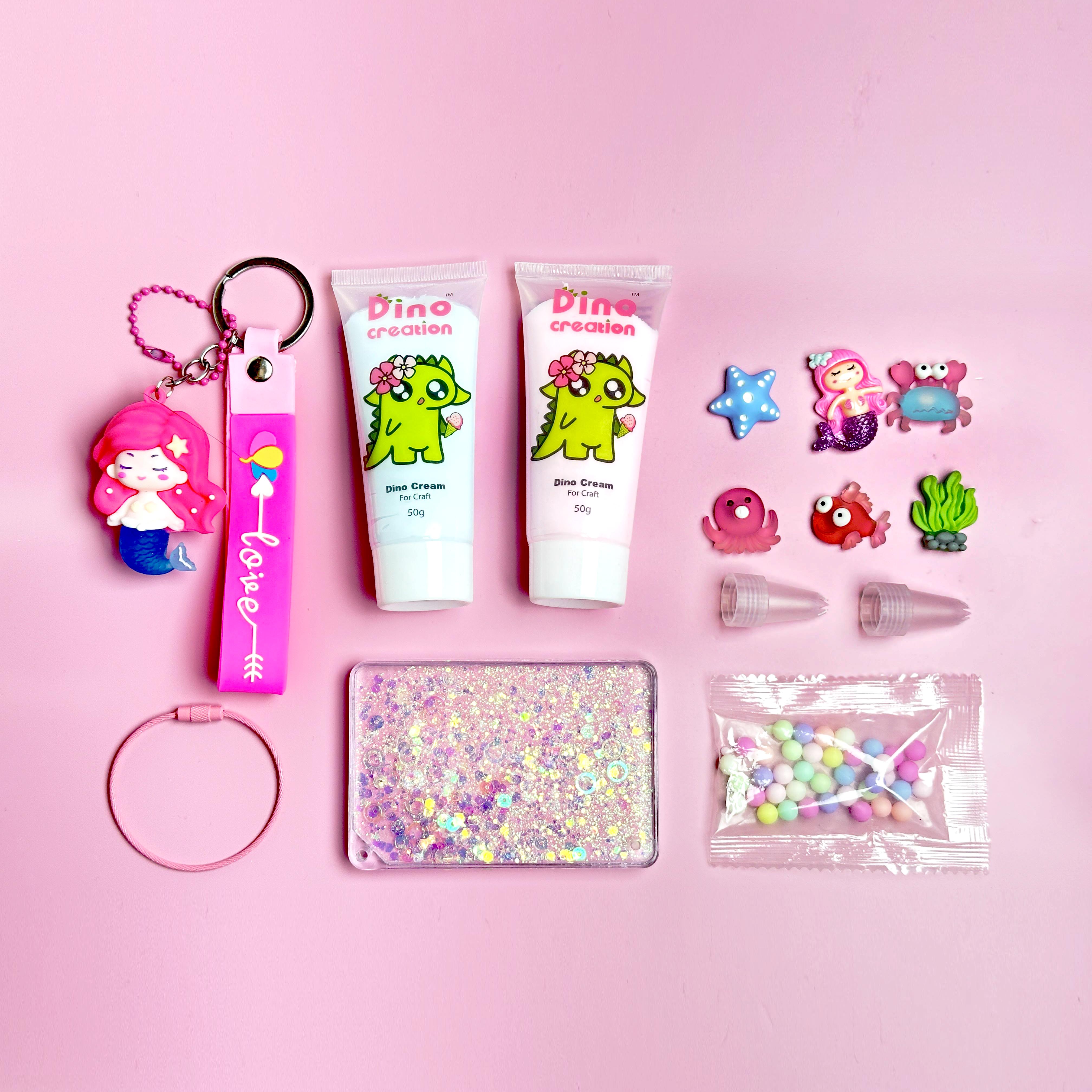 Dino’s Bag Tag - MERMAID Series