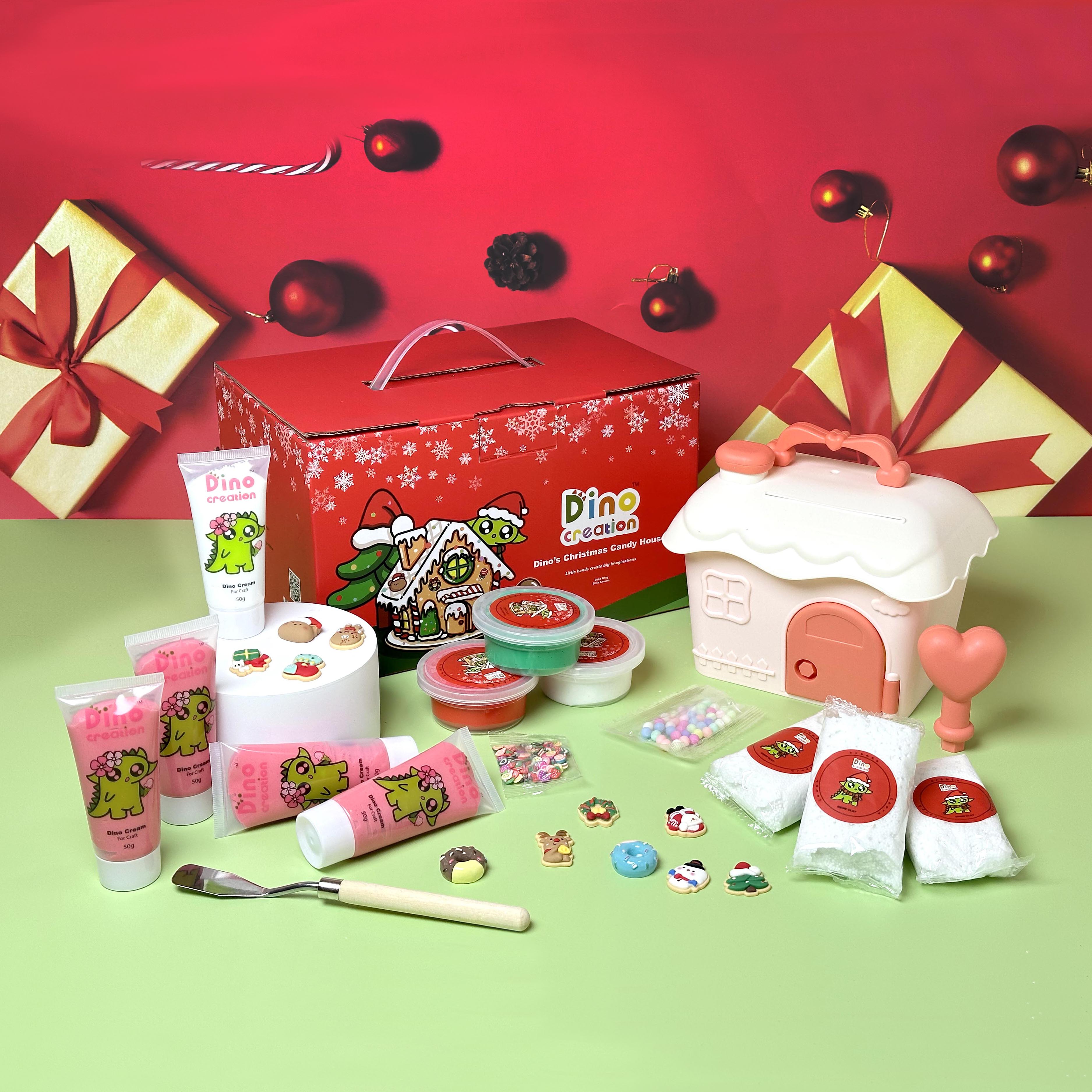 Dino’s Christmas Candy House