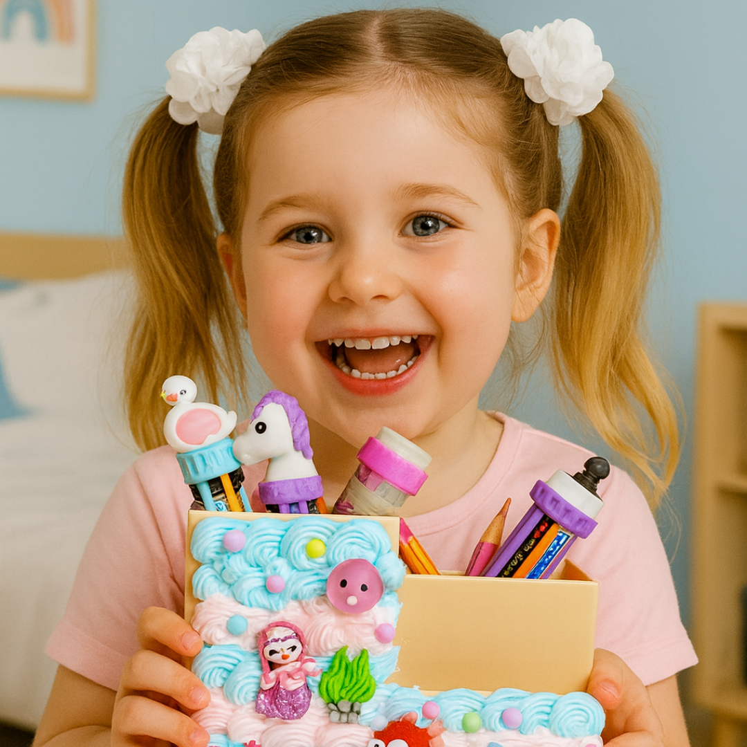 Dino's Mermaid DIY Stationery Holder Kit