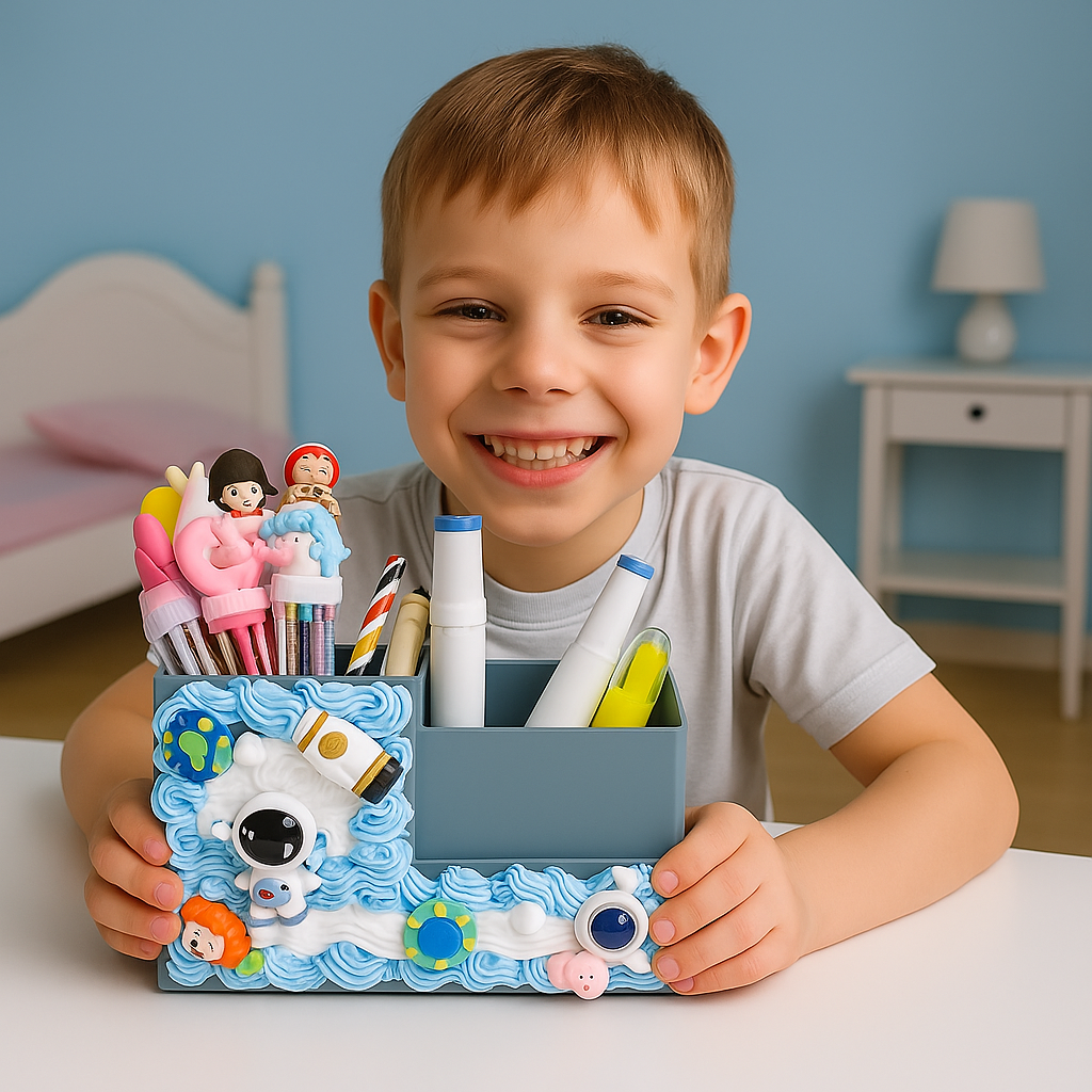 Dino's Astro DIY Stationery Holder Kit