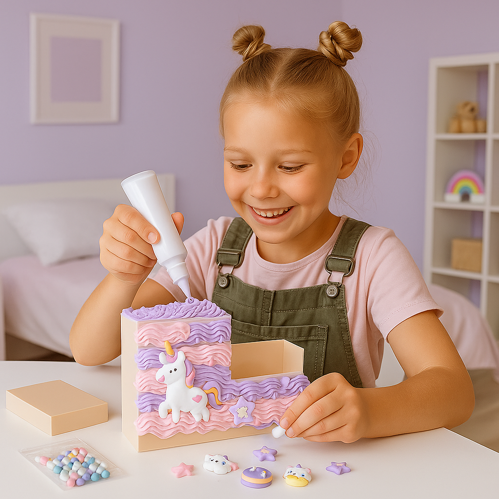 Dino's Unicorn DIY Stationery Holder Kit