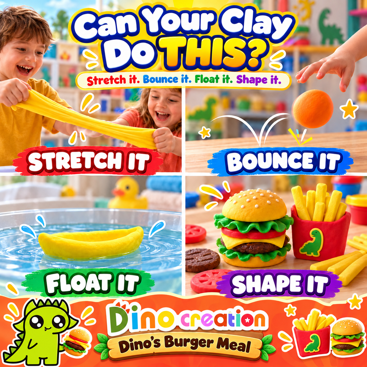 DINO CLAY - Dino’s Burger Meal