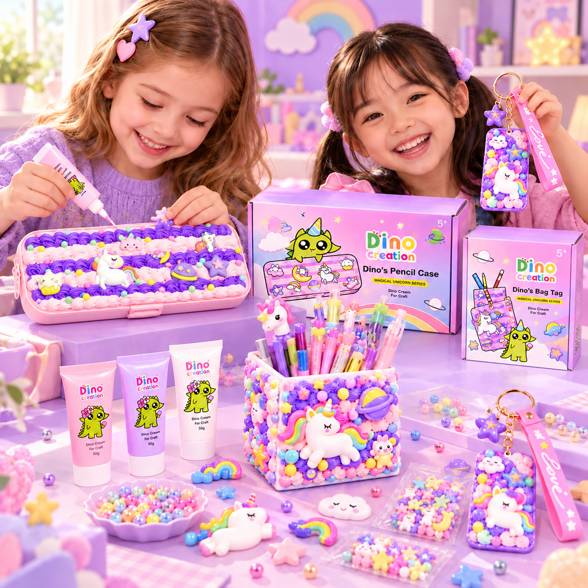 Dino Cream -  Magical Unicorn Series Bundle