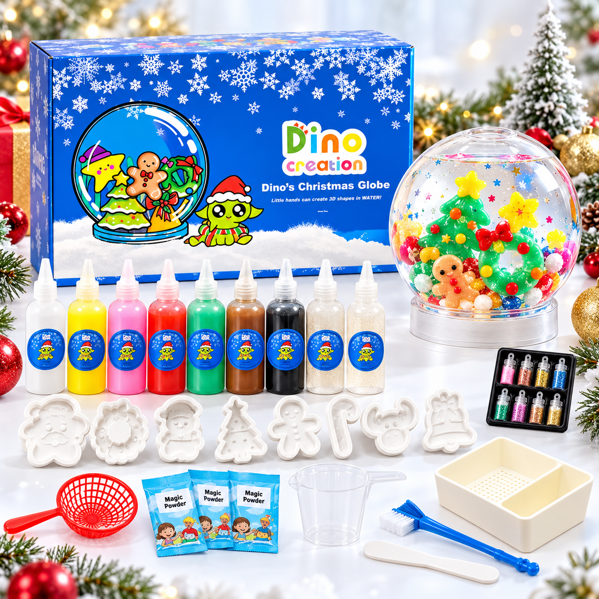 Dino’s Christmas Globe