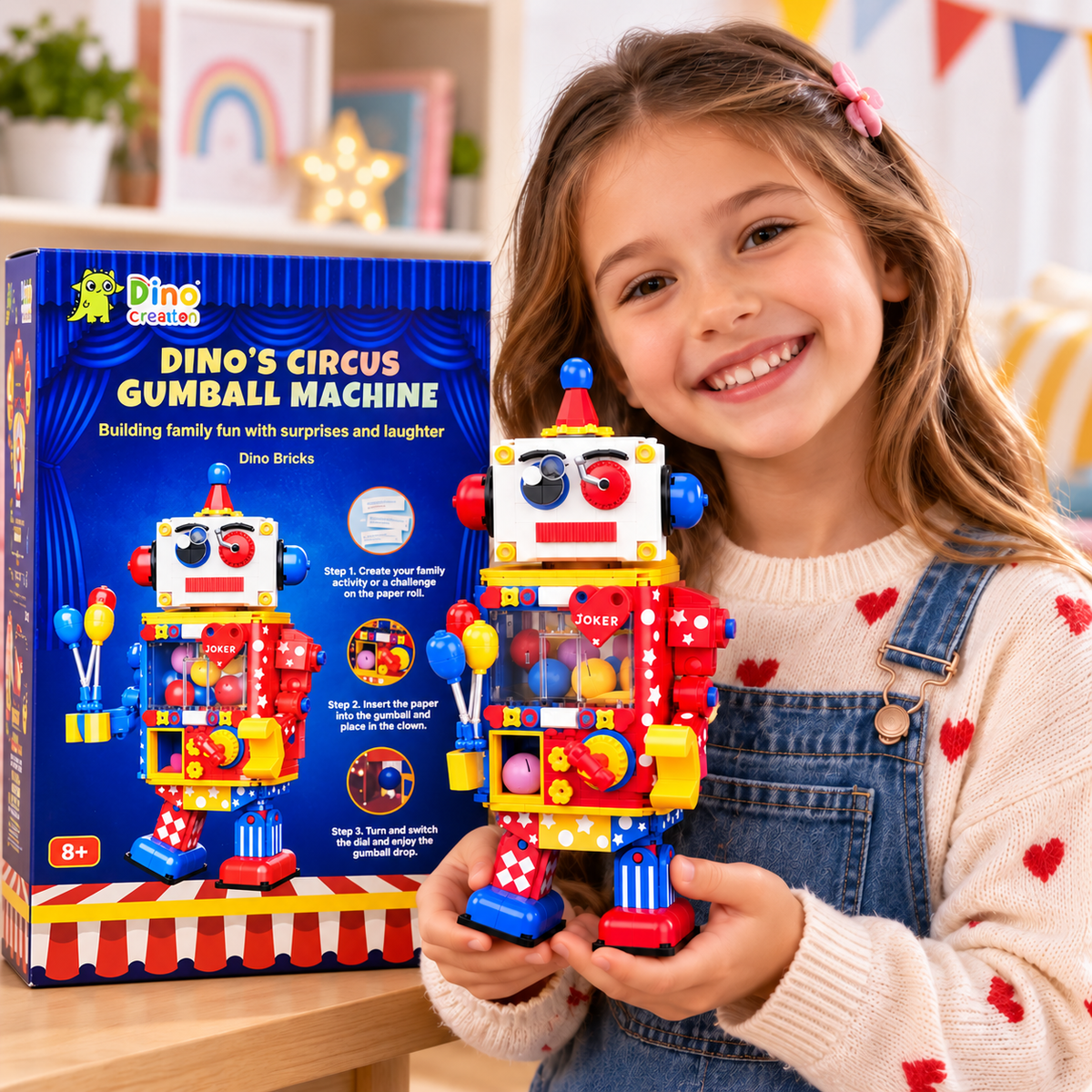 Dino's Circus Gumball Machine