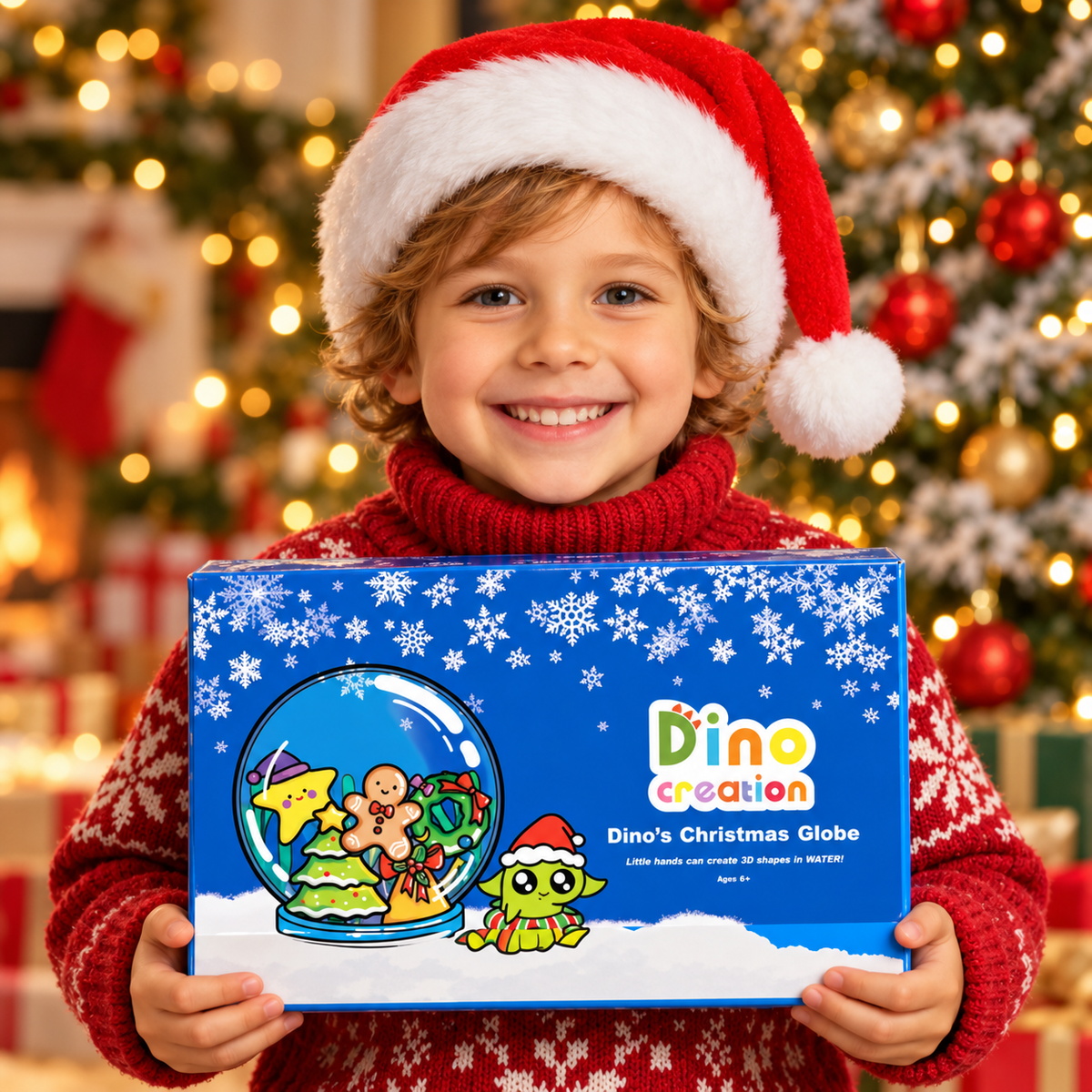 Dino’s Christmas Globe