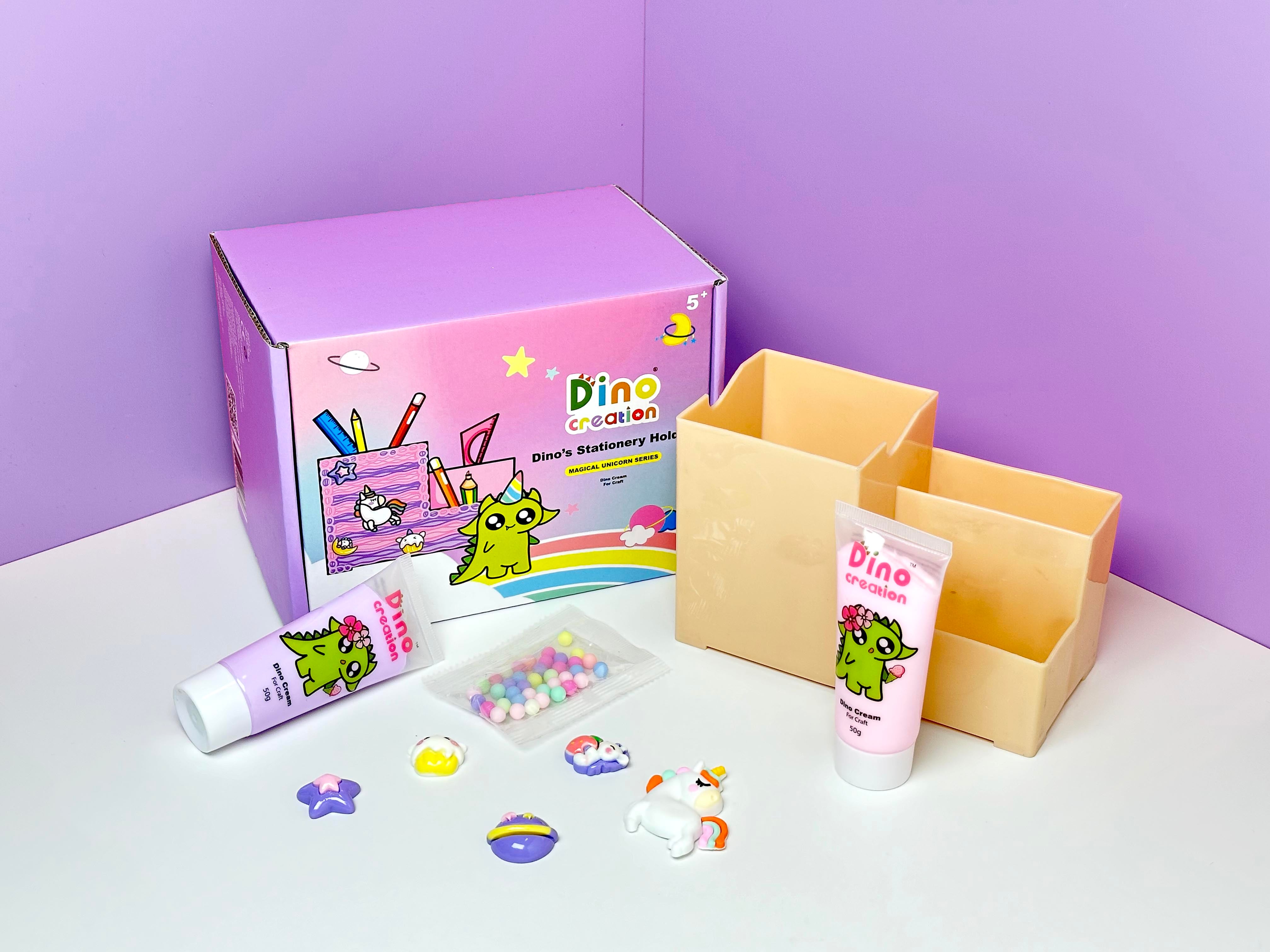 Dino's Unicorn DIY Stationery Holder Kit