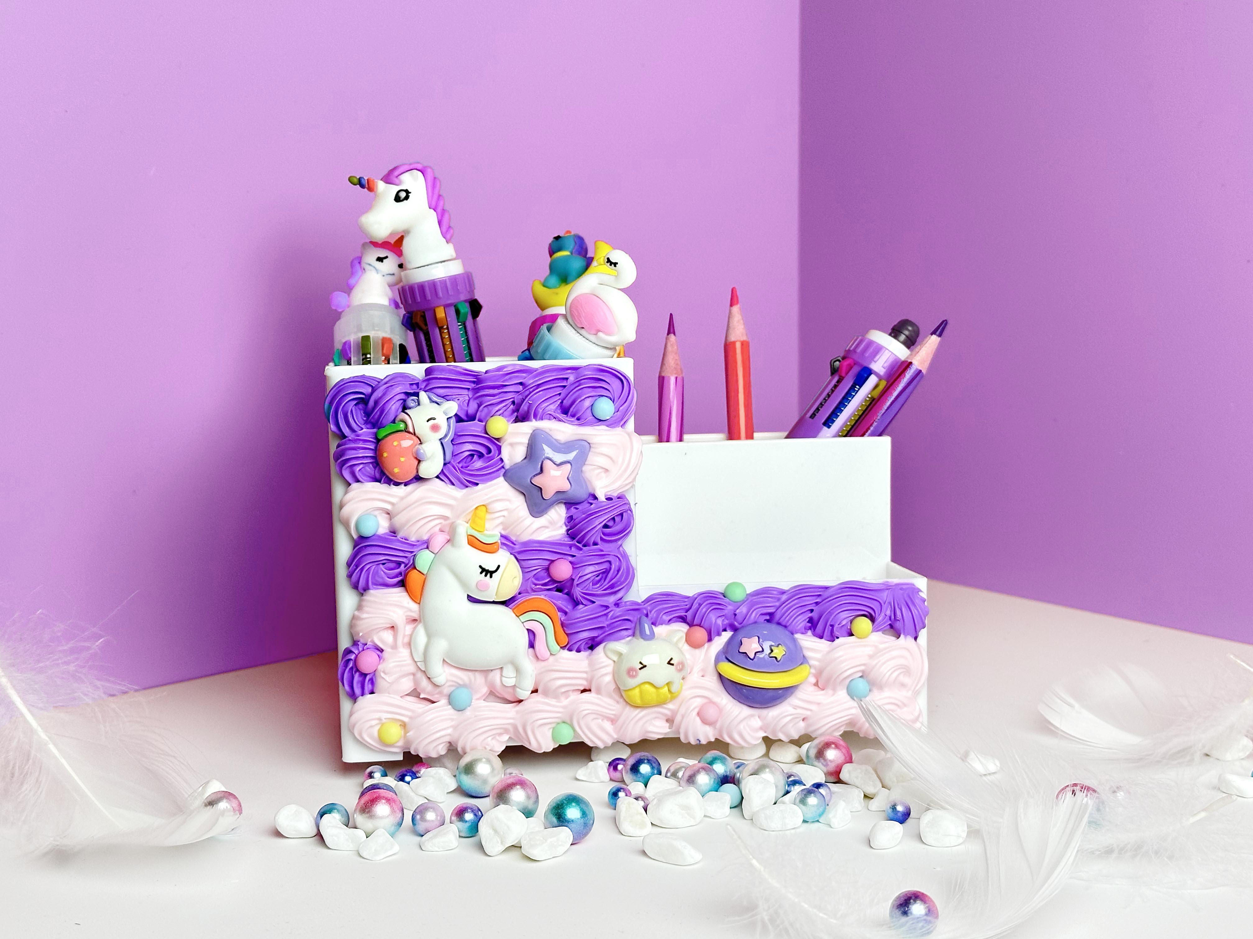 Dino's Unicorn DIY Stationery Holder Kit