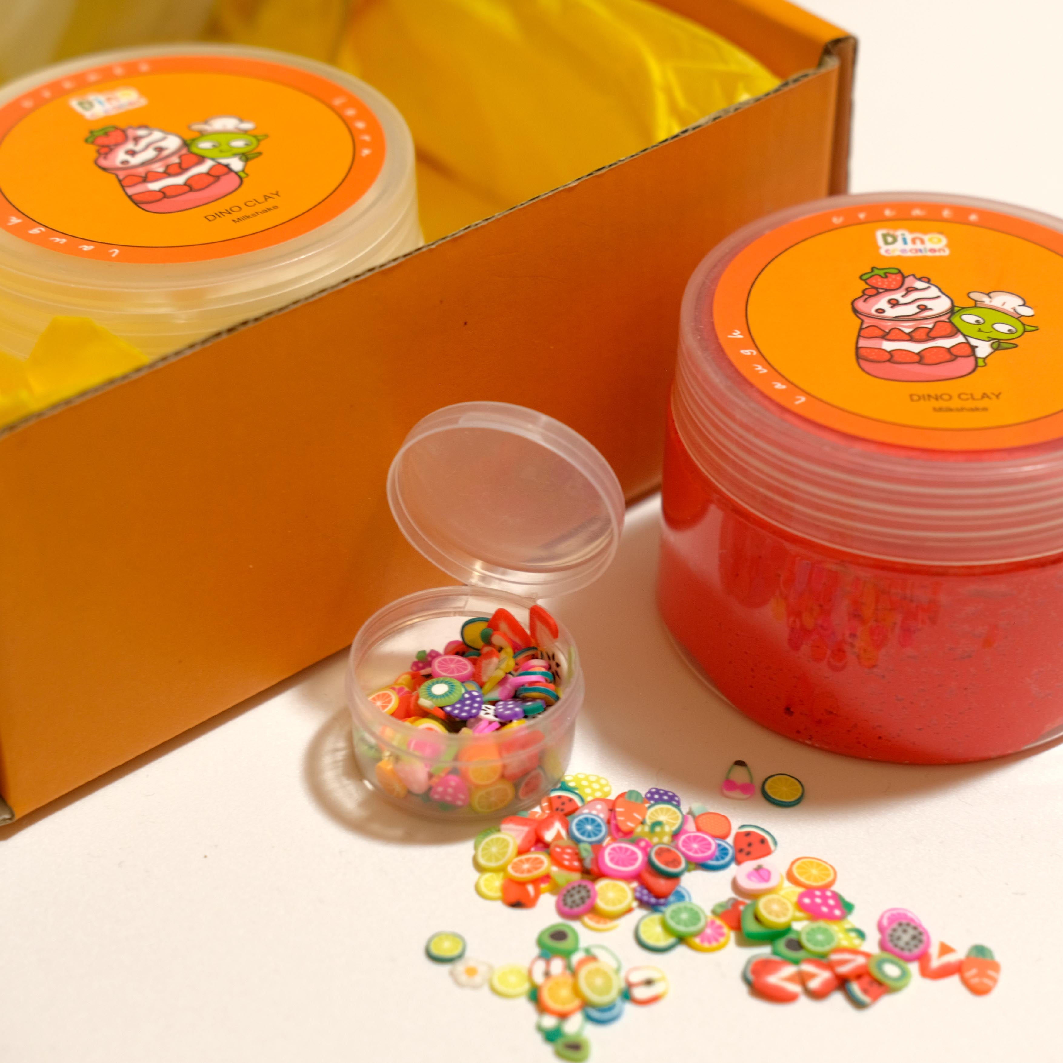 Party Bundle Silver Package  DINO CLAY - Dino’s Milkshake for 10 kids