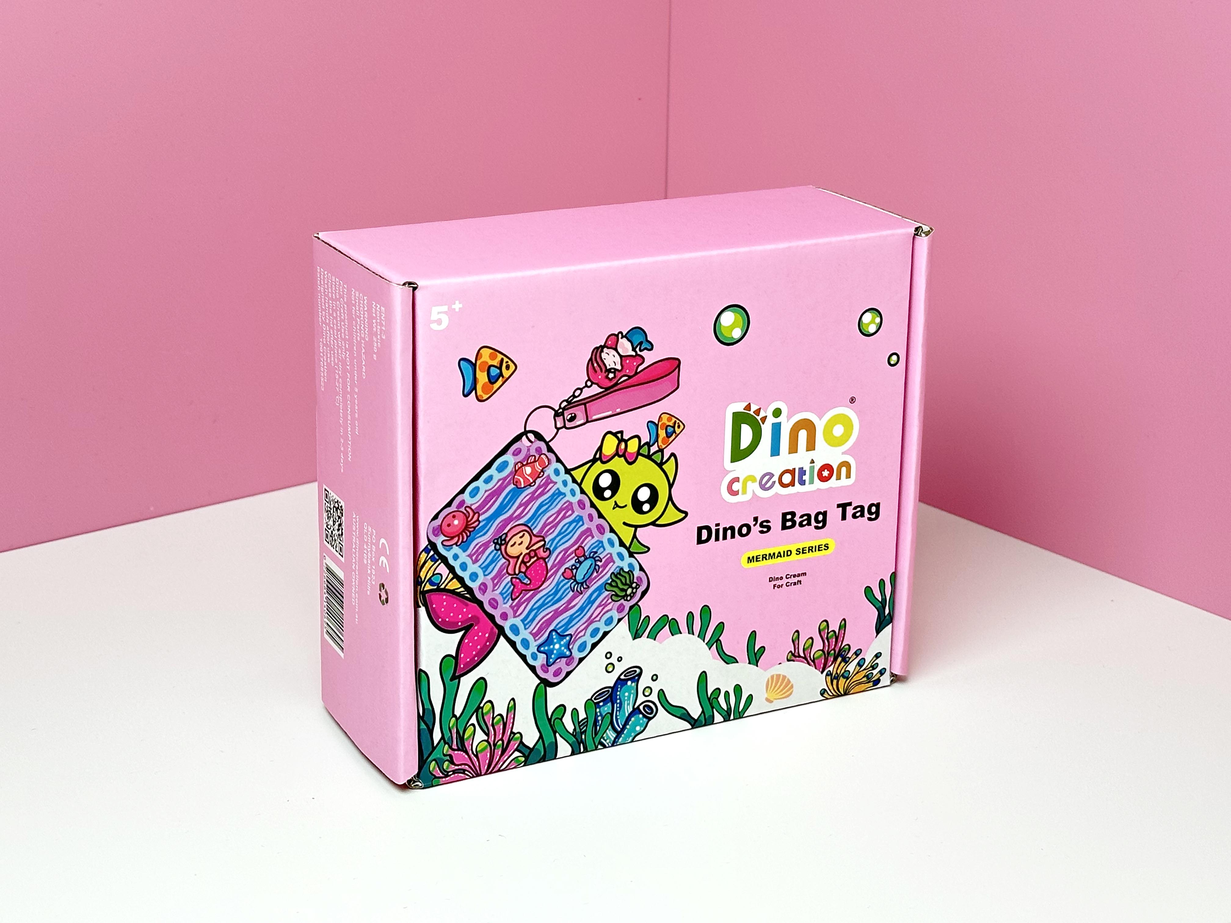 Dino’s Bag Tag - MERMAID Series
