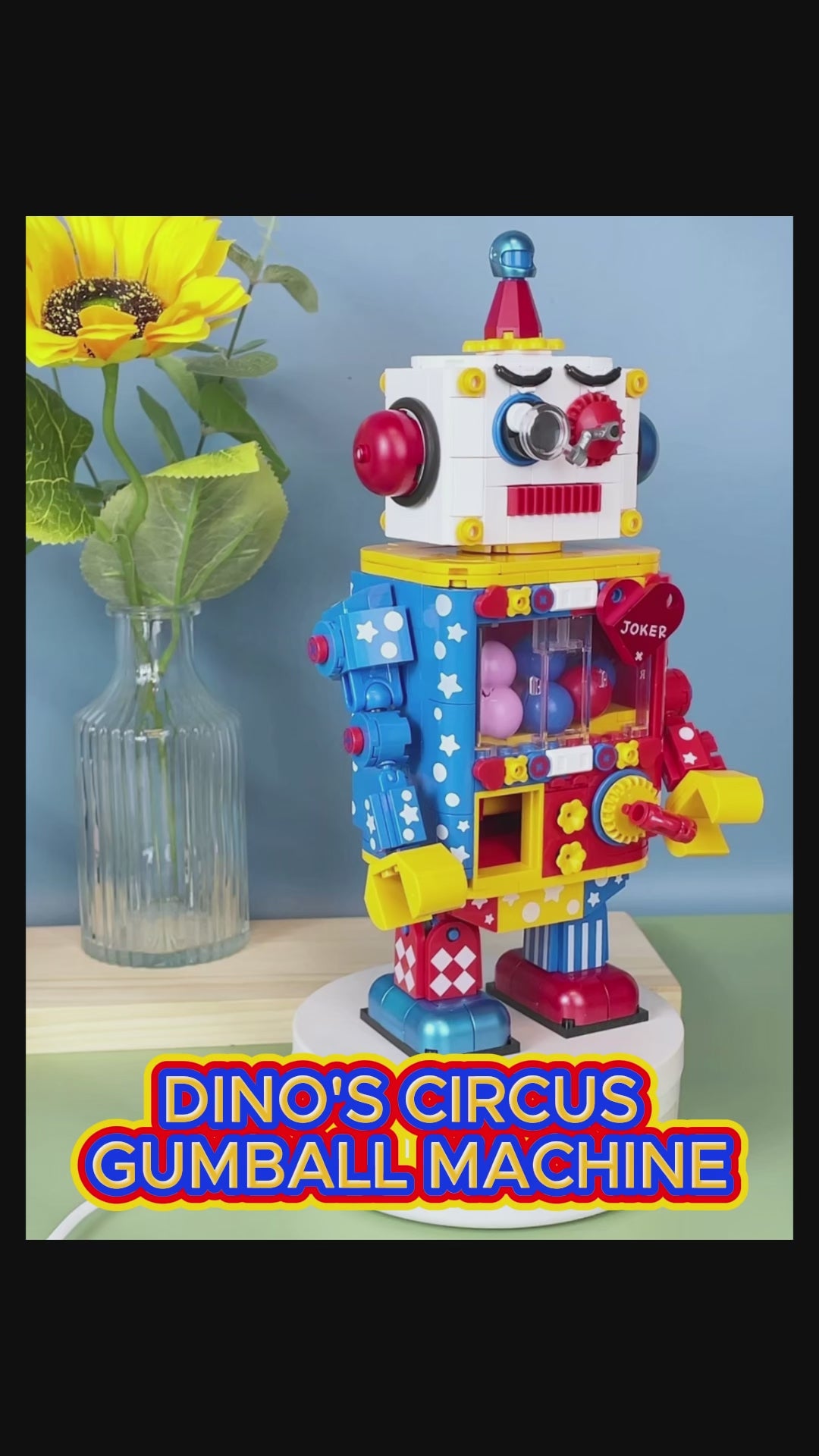 Dino's Circus Gumball Machine