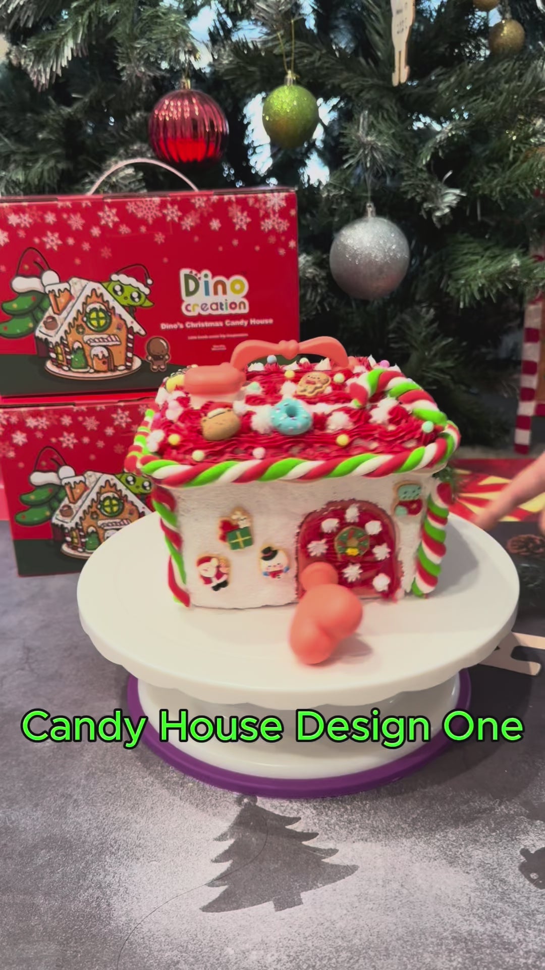 Dino’s Christmas Candy House